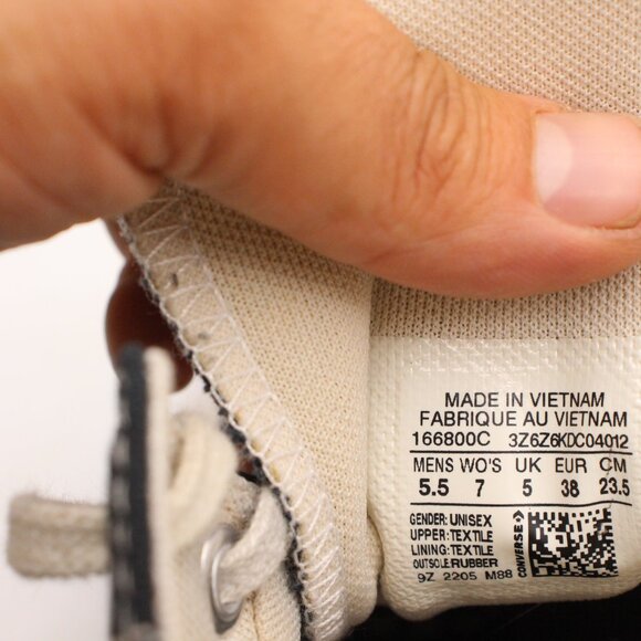 Converse Unisex Run Star Hike Hi  Women's Size  7 Black Sneakers 166800C - Picture 3 of 9